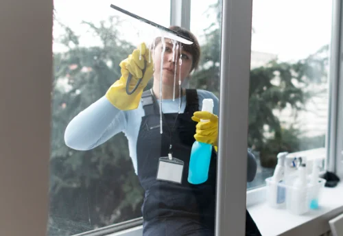 Nettoyage de vitres intérieures et extérieures à Vernet